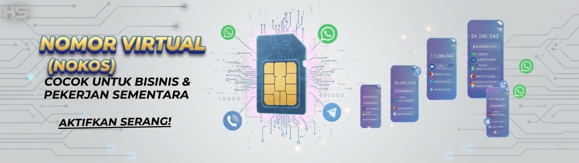 Nokos WhatsApp - Nomor Virtual Sekali Verifikasi